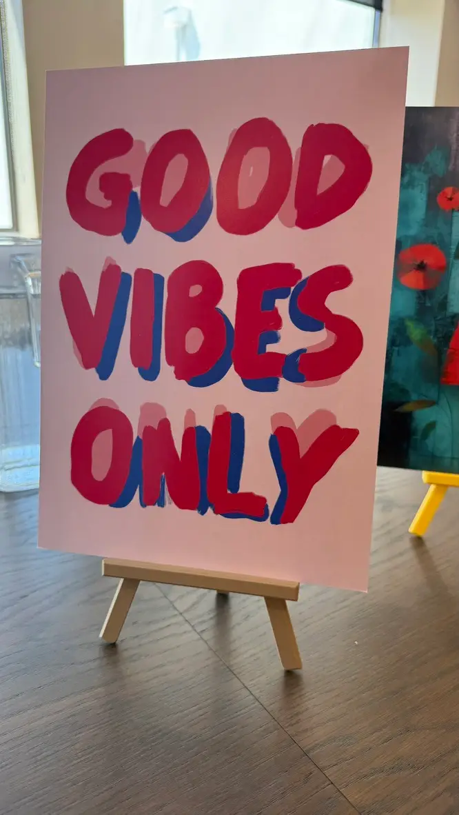 Good Vibes in Pink
