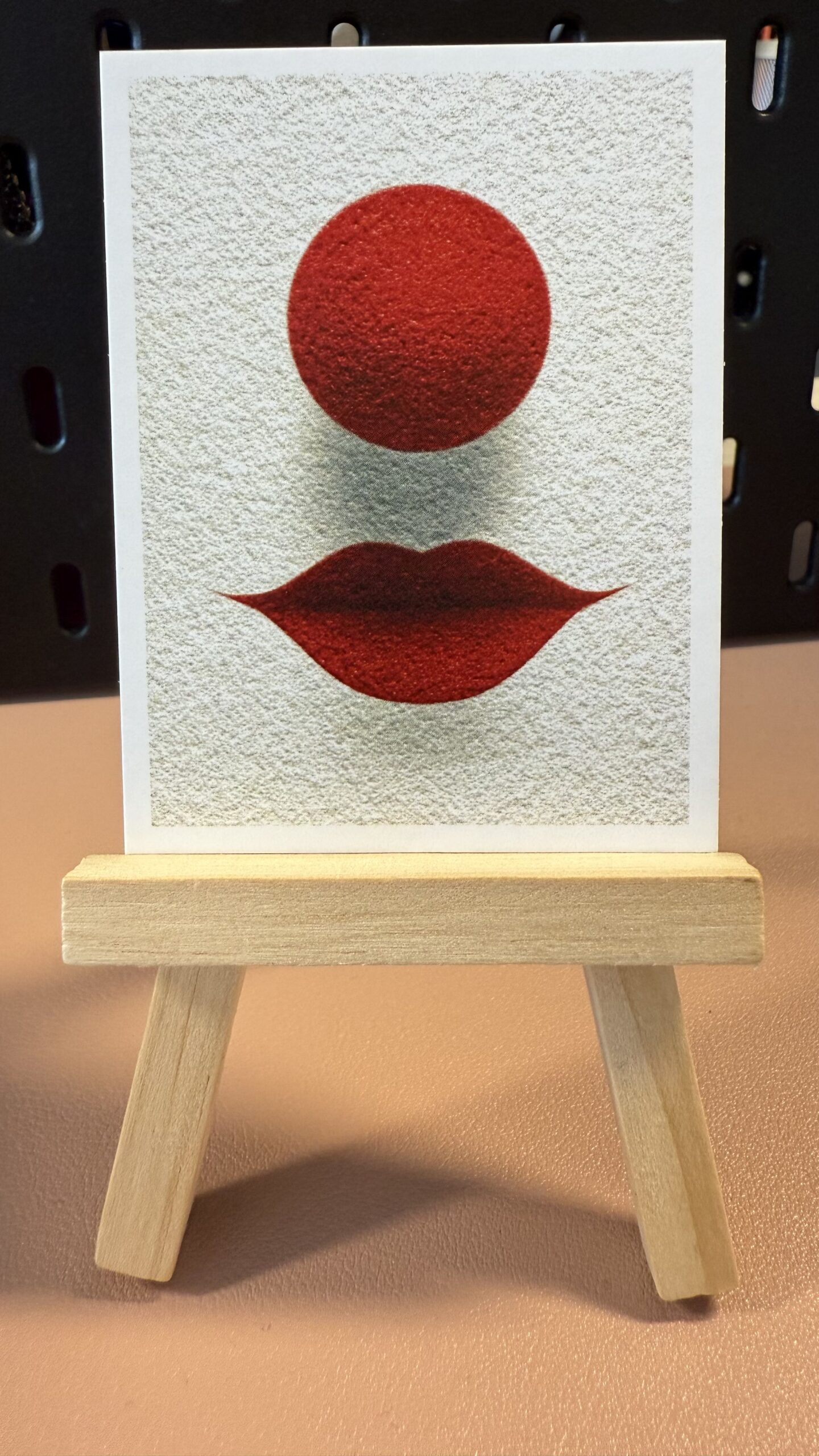 Red Nose Original ACEO Artist Card
