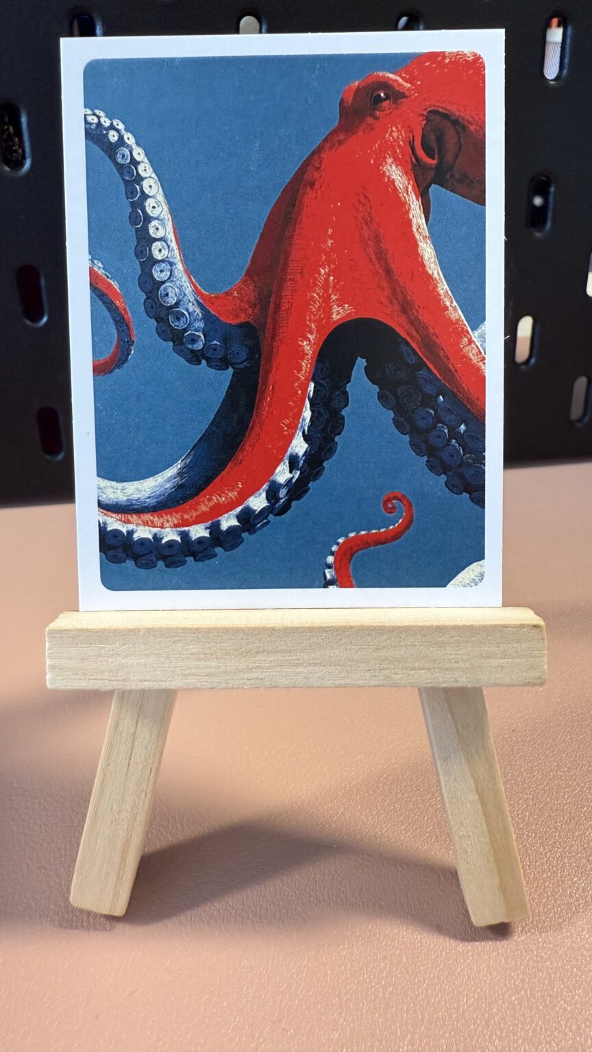 Ocean Giant Original ACEO Artist Card
