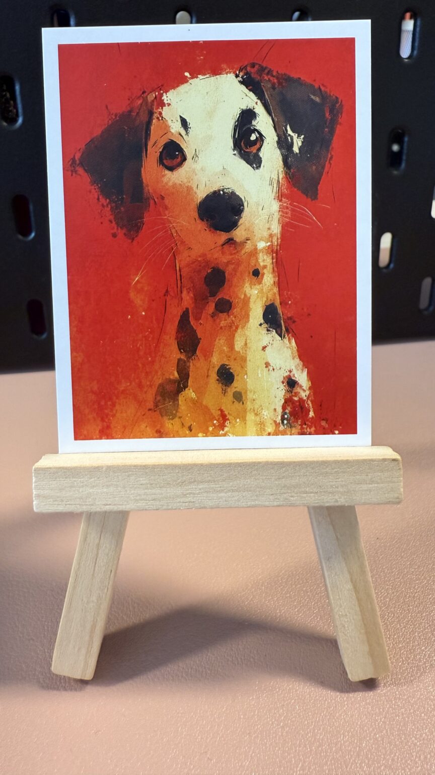 Faithful Friend Original ACEO Artist Card