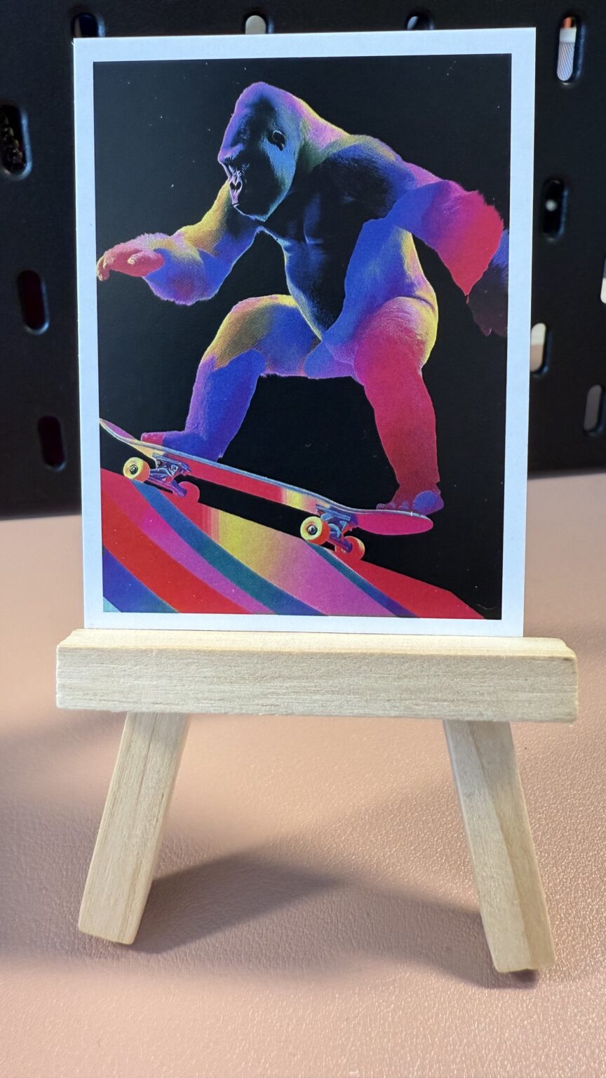 Ape Air Original ACEO Artist Card