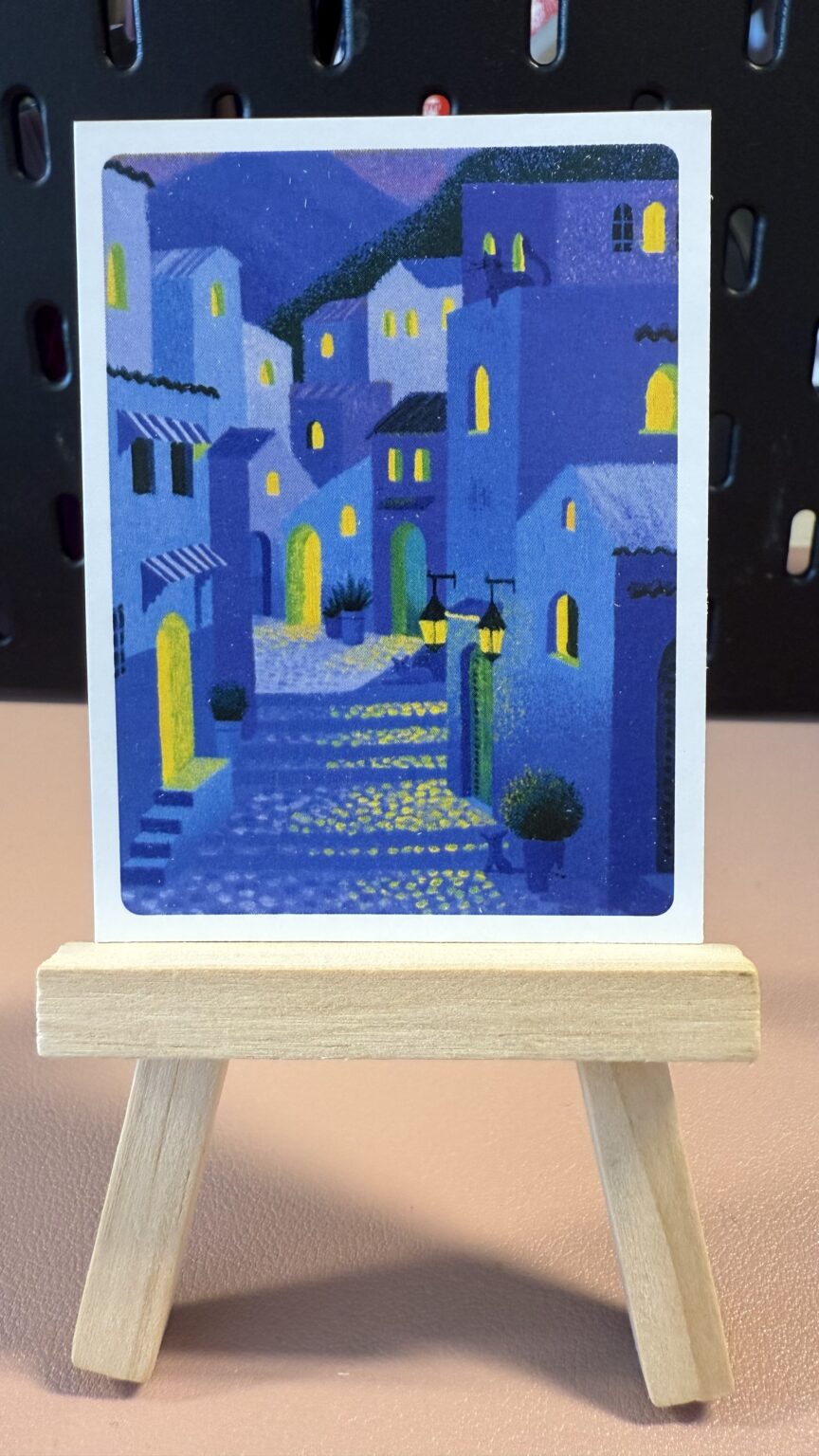 Midnight Lanterns Original ACEO Artist Card