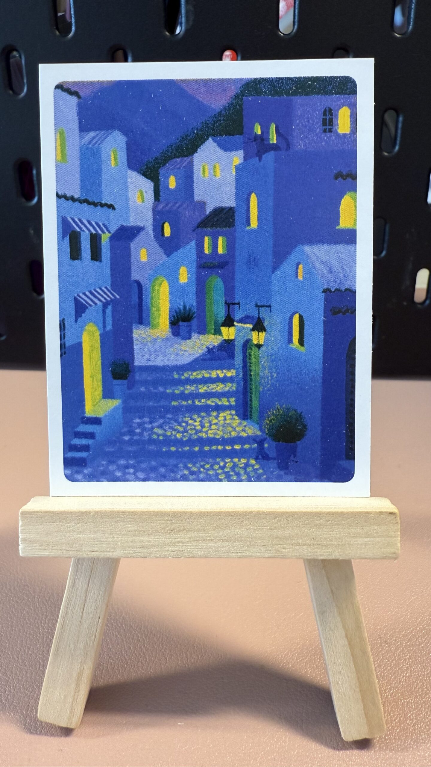 Midnight Lanterns Original ACEO Artist Card