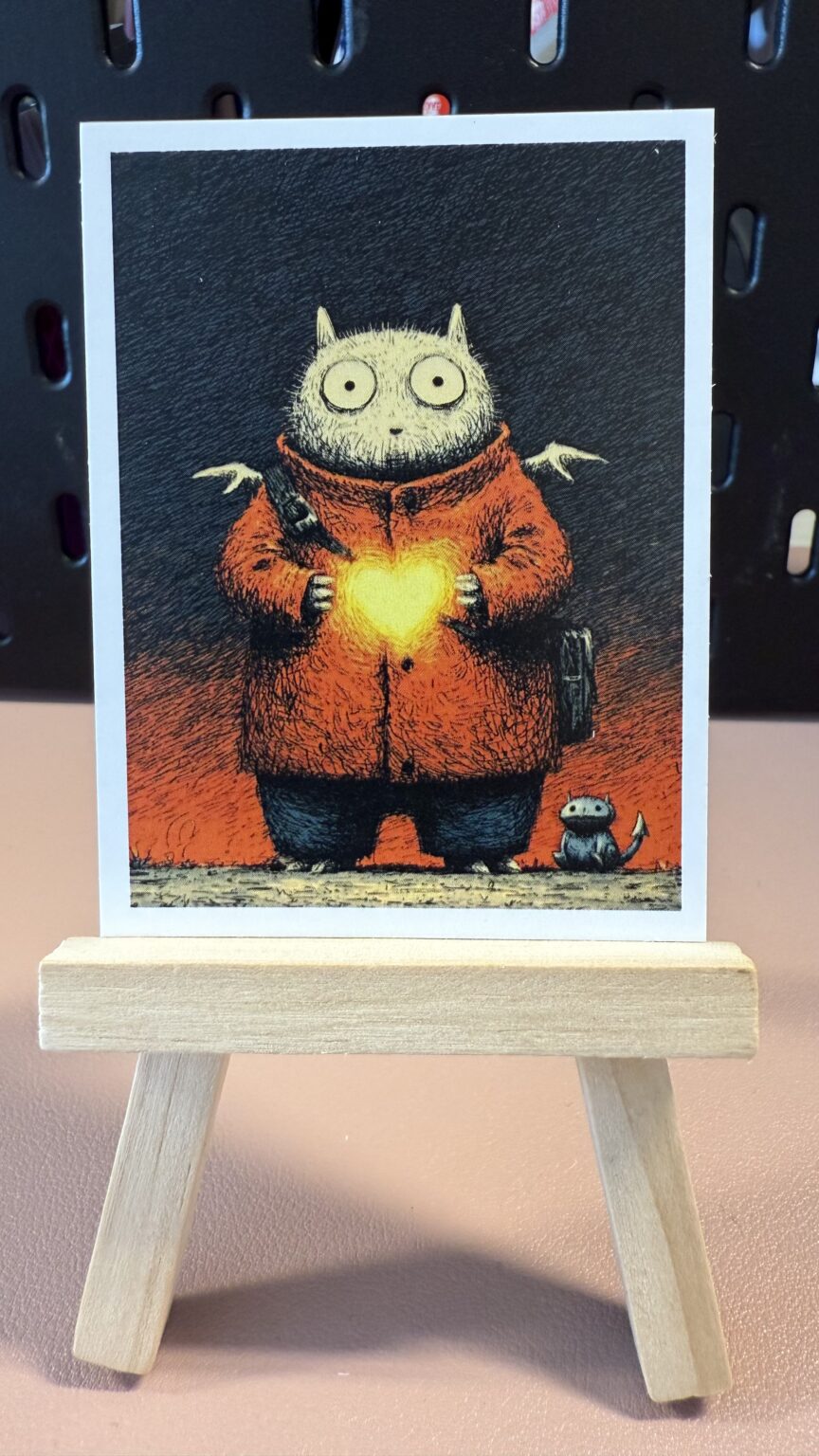 Heart Keeper Original ACEO Artist Card