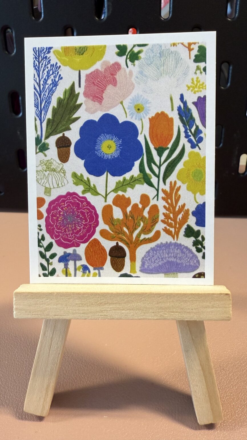 Wildflower Gathering Original ACEO Artist Card