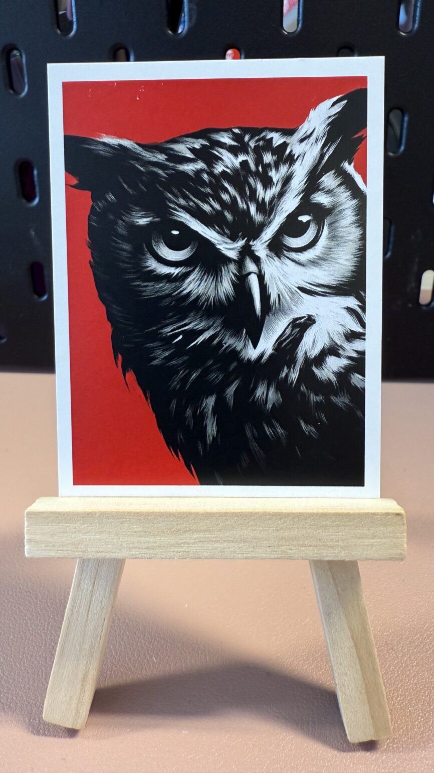 Night Watch Original ACEO Artist Card