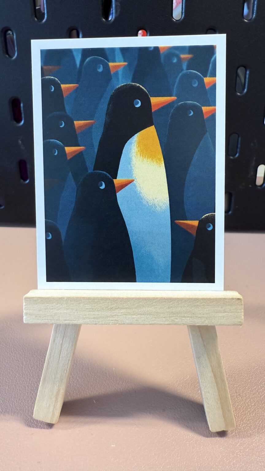 Stand Out Original ACEO Artist Card