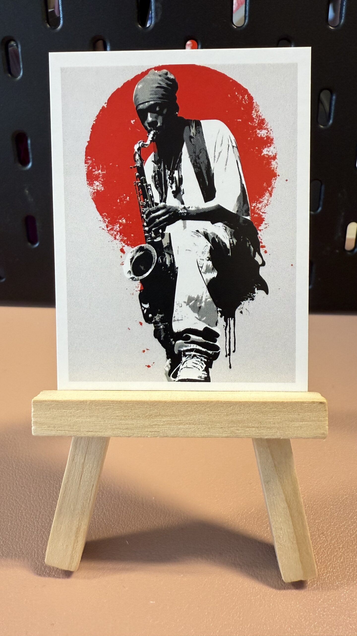 Soul of the Sax Original ACEO Artist Card