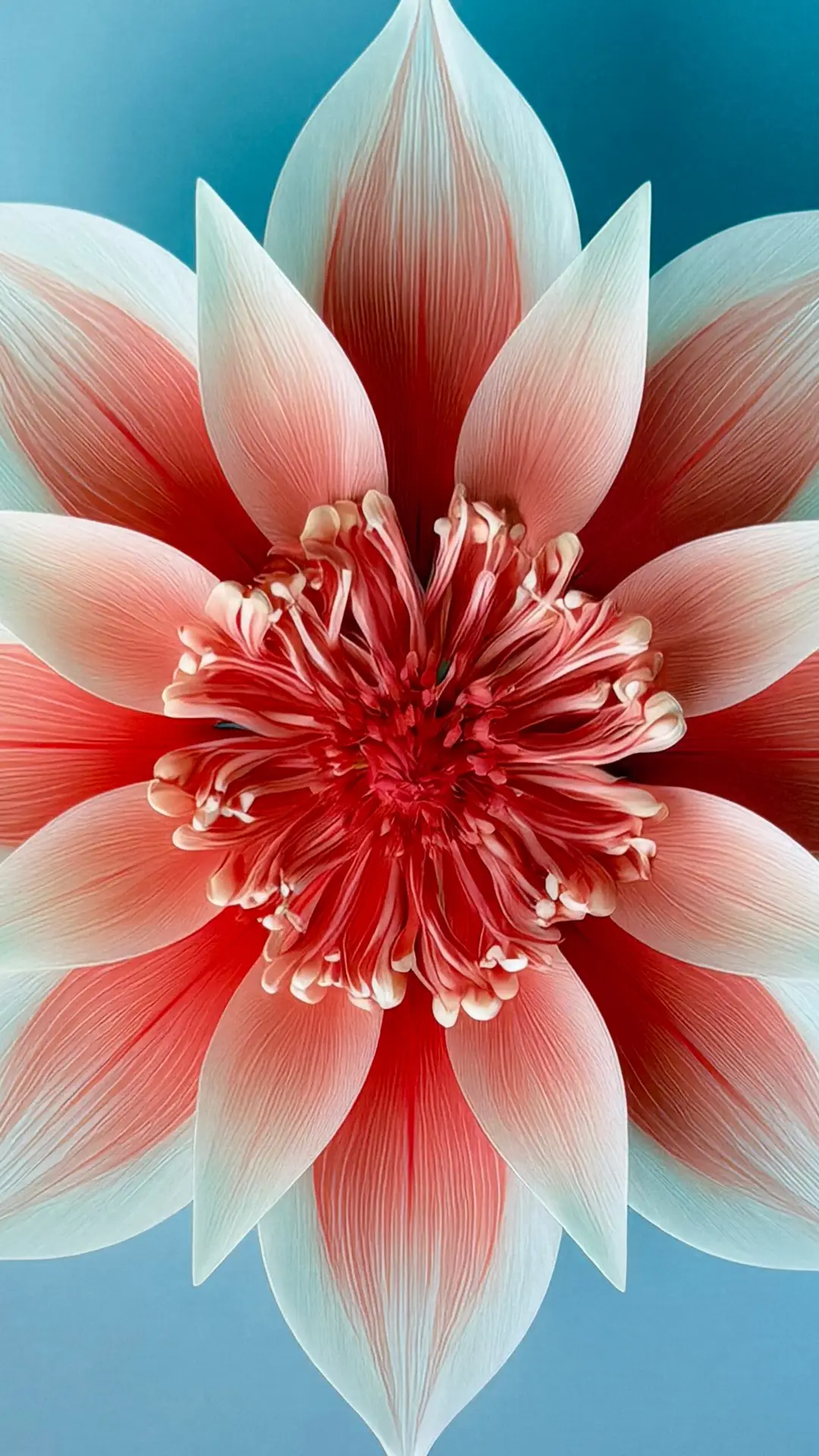 The Big Blue Flower Canvas