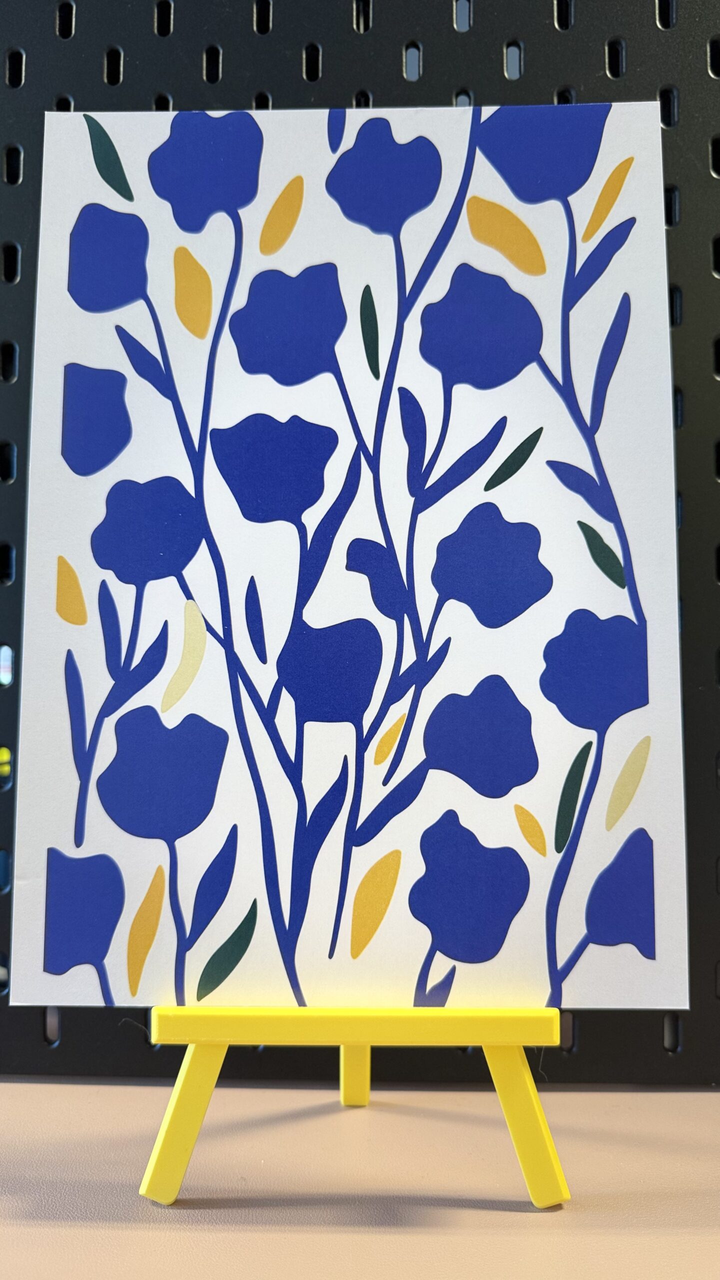 Flat Blue Flowers