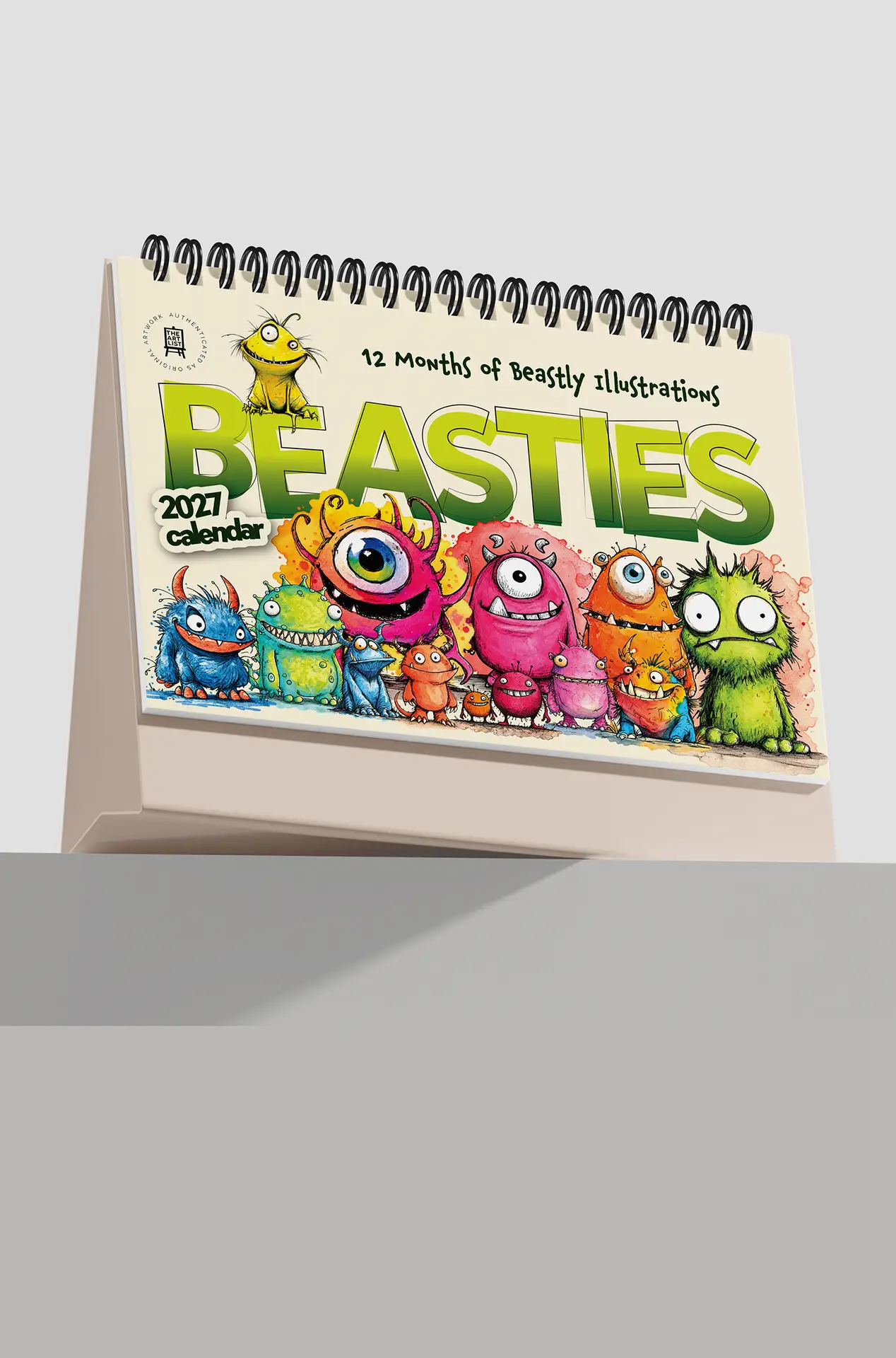 Beasties 2027 Desktop Calendar